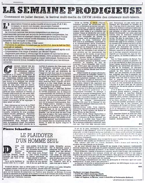 Nouvelles d'Orl&eacute;ans