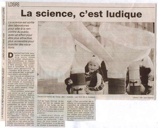 Nouvelle R&eacute;publique-25-10-1999