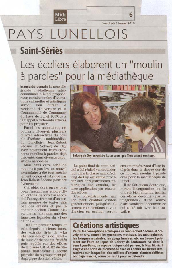 Midi Libre 5-2-2010