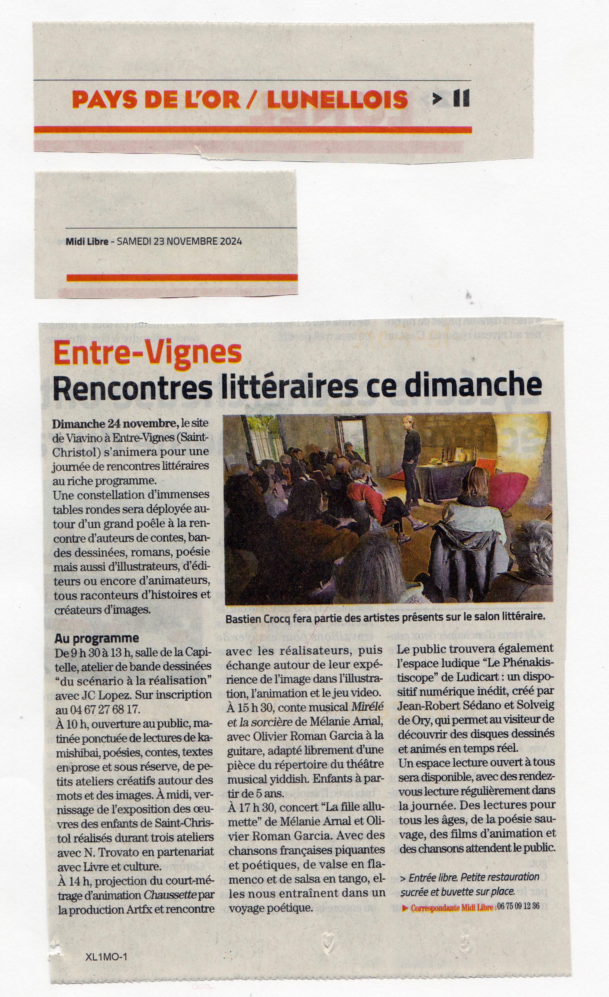 Midi Libre 23 novembre 2024