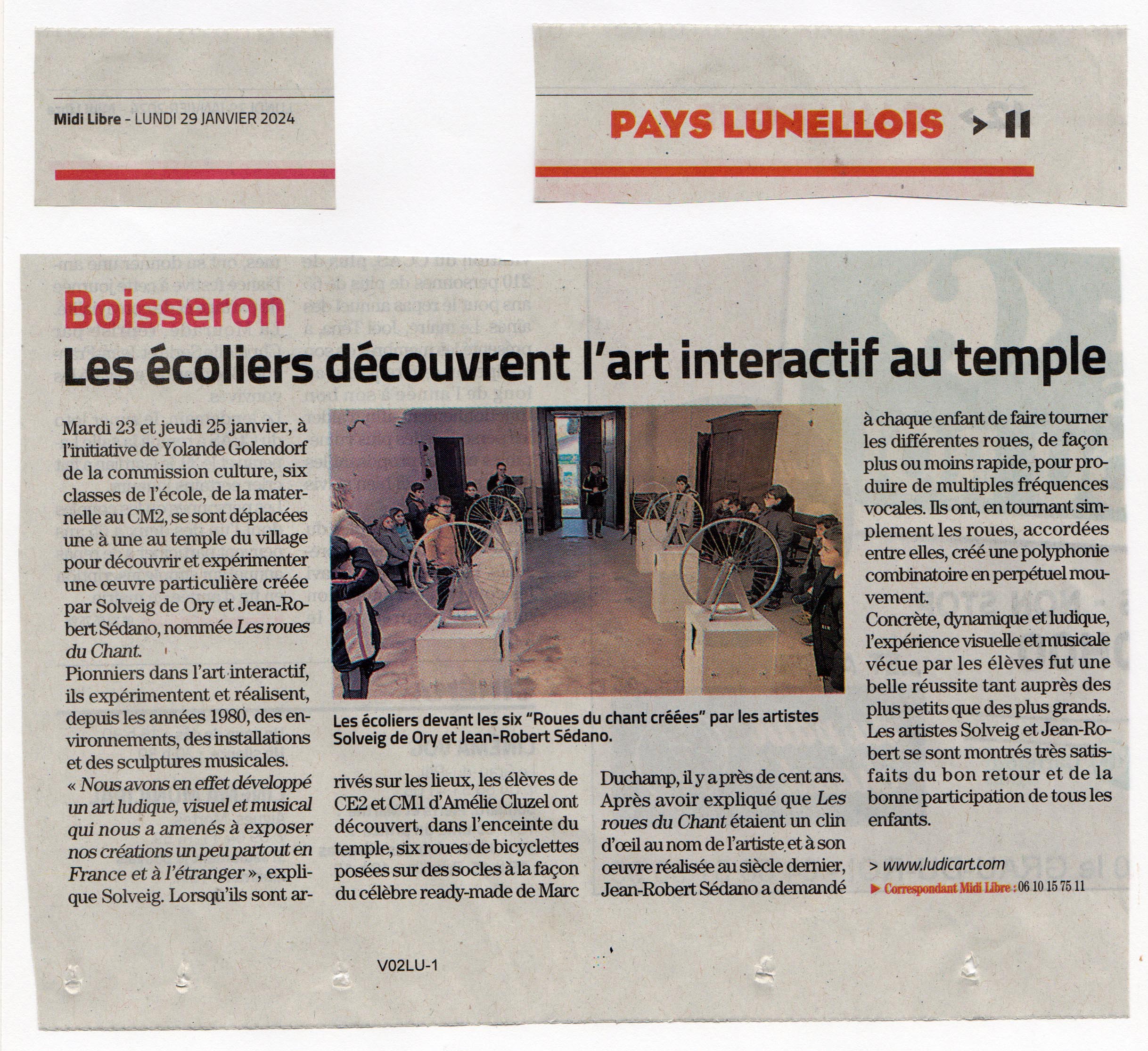Midi Libre 29 janvier 2024